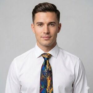 Elegant Multicolor Tie for Men